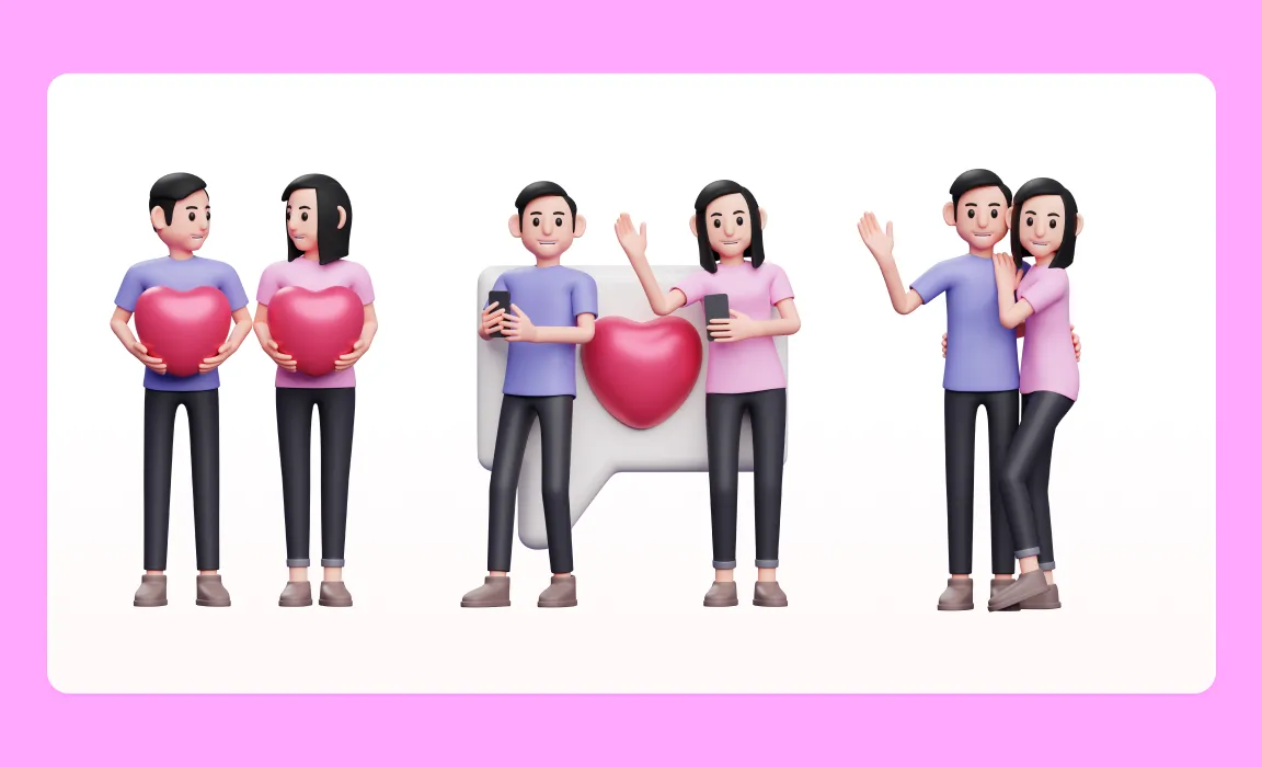 22 Valentine’s Day Animations, Icons, Illustrations, and 3D Illustration Packs