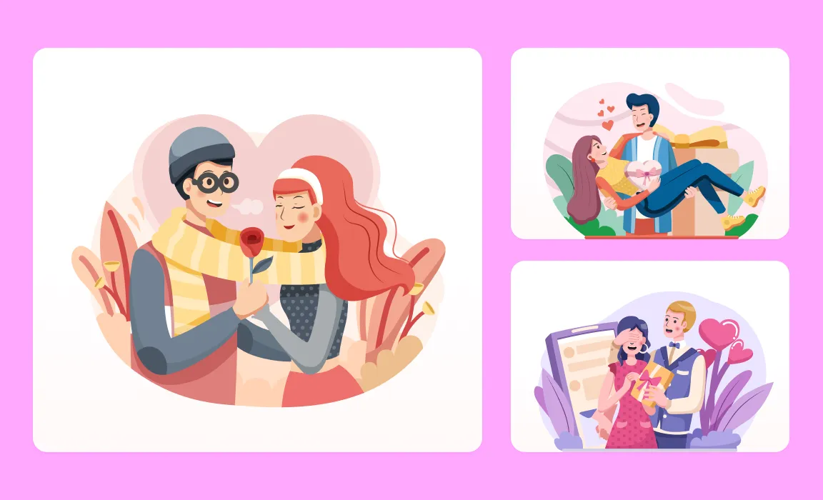 22 Valentine’s Day Animations, Icons, Illustrations, and 3D Illustration Packs