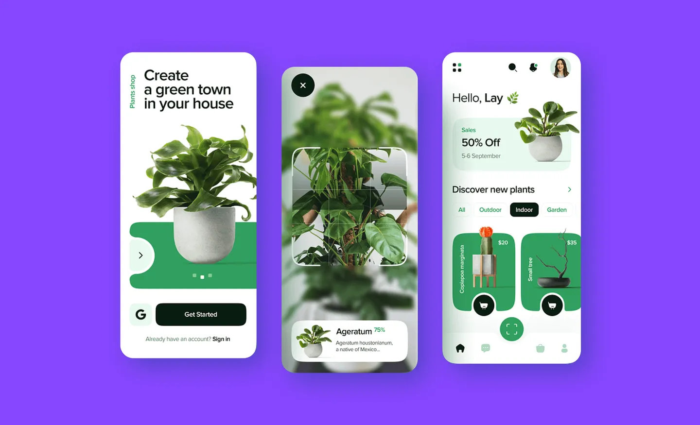 Plant Shop App Concept by Lay