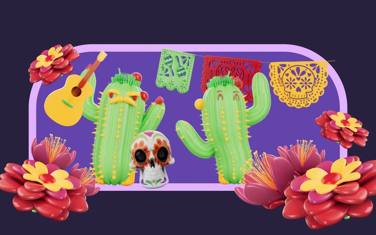 Cinco De Mayo 3D Icon Pack by Andrewtimango