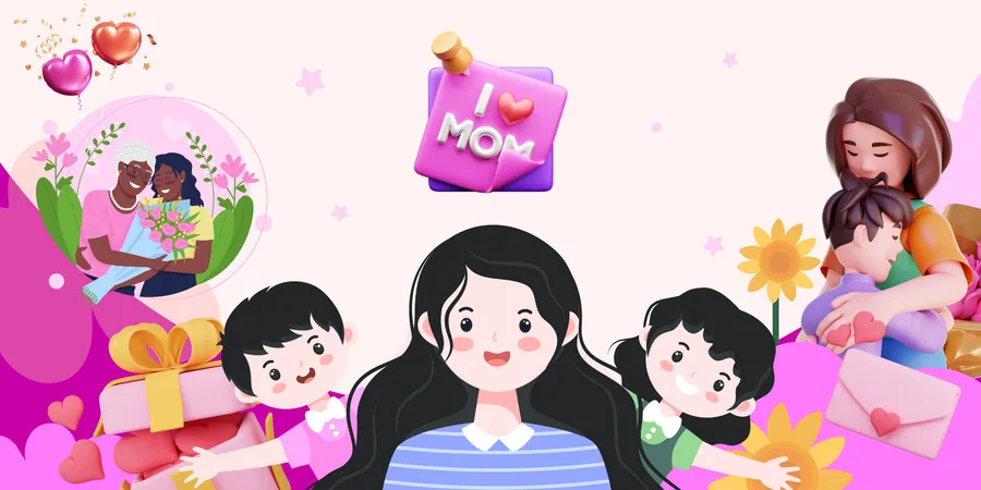 Celebrate Mother's Day with Heartwarming 3D Assets