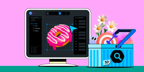 Integrating 3D Illustrations from IconScout into Spline Integrating 3D Illustrations from IconScout into Spline