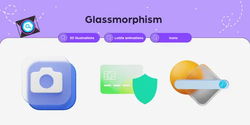 Liquid Glass Is In—Use These Glassmorphism Design Assets to Stay Ahead