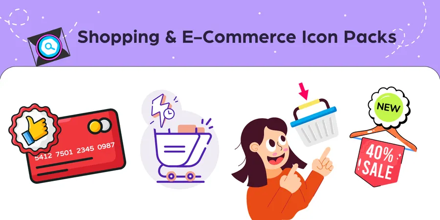 Must-Have Shopping & E‑Commerce Icon Packs to Download in 2025